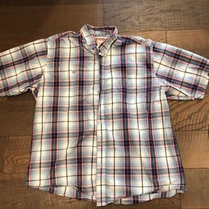 Men’s Wrangler Short Sleeve Button Down
